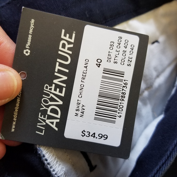 Eddie bauer Live Your Adventure Navy Shorts - Picture 10 of 11